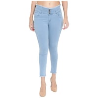 Picture of Holy Chiks Women's High Waist Furr Jeans, HC0738229