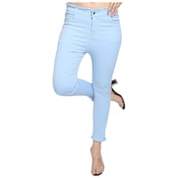 Holy Chiks Women's High Waist Dusty Furr Jeans, HC0738174