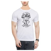 Nxt Gen Regular Wear Men's Quotes Printed T-Shirt, TNG15858, White