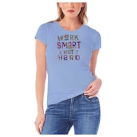 Picture of Nxt Gen Women's Round Neck Solid Printed T-Shirt, TNG15814