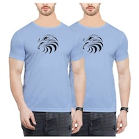 Picture of Nxt Gen Men's Round Neck Half Sleeves T-Shirt, TNG15742, Pack of 2