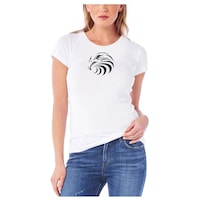 Picture of Nxt Gen Women's Regular Fit T-Shirt, TNG16222, White