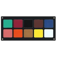 Fashion Colour Artistry Professional Eyeshadow Palette, 10 Shades, 300 gm