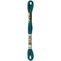 Picture of Dmc 6 Embroidery Cotton Strand, 8.7yd, Dark Teal Green