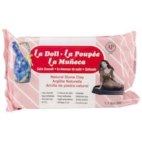 Picture of Activa La Doll Satin Smooth Natural Stone Clay, 1.1Lb, White