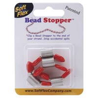 Picture of Soft Flex Bead Stopper, Pack Of 4, Plastic Topped Metal