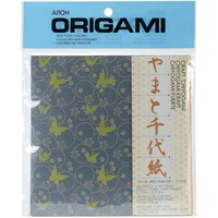Aitoh Origami Paper, Pack Of 48, Craft Chiyogami, 5.875in X 5.875in