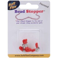 Picture of Soft Flex Mini Bead Stopper, Pack Of 4, Plastic Topped Metal