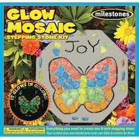Picture of Milestonesmosaic Stepping Stone Kit, Glow-In-The-Dark