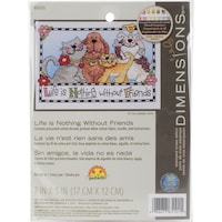 Picture of Dimensions Life Is Nothing Without Mini Cross Stitch Set