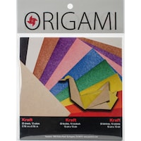 Picture of Yasutomo Fold 'Ems Origami 2-Sided Paper, 5.875", Pack Of 50, Kraft
