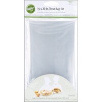 Picture of Wilton-Treat Bags, 10"X16", 4 Pack, Clear