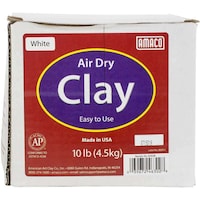 Amaco Air, Dry Modeling Clay, 10Lb, White