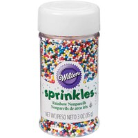 Picture of Wilton Nonpareils Sprinkles, 3oz, Rainbow