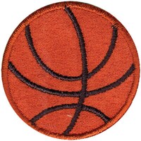 Wrights Iron-On Applique, Basketball