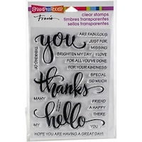 Picture of Stampendous Big Words Thanks Clear Stamp Set