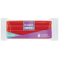 Picture of Sculpey Iii Polymer Clay, 8oz, Red Hot Red