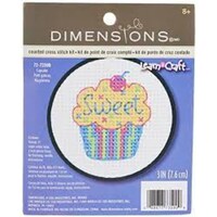 Picture of Dimensions Counted Cross Stitch Kit, Cupcake