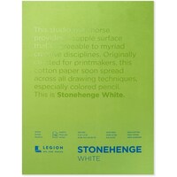 Stonehenge Paper Pads, 9X12in, White