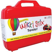 Wikki Stix Traveler Kit Plastic, Red