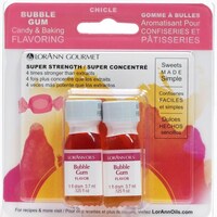Picture of Lorann Oils Candy & Baking Flavoring,.125oz, Pack Of 2, Bubble Gum