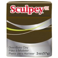 Picture of Sculpey Iii Oven, Bake Clay Suede Brown, 2 oz
