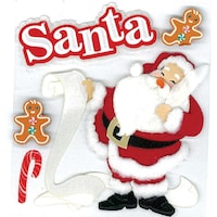 Jolee'S Boutique Dimensional Stickers, Classic Santa