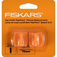 Picture of Fiskars Tripletrack High-Profile Titanium Blades, Pack Of 2, Straigh