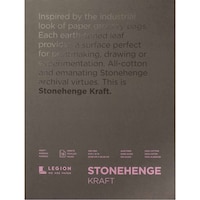 Stonehenge Paper Pad, 9X12in, 15 Sheets, Kraft