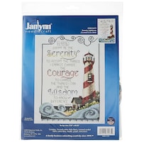 Picture of Janlynn Serenity Lighthouse Counted Cross Stitch Kit