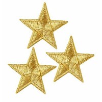 Wrights Wrights Iron-On Appliques-Gold Stars