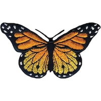 Wrights Iron-On Applique-Monarch Butterfly