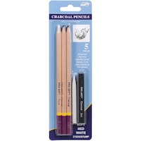 Picture of Pro Art Charcoal Pencils 4 Pack, Assorted Colors