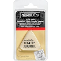 General Pencil Tri-Tip Eraser White