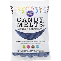 Picture of Wilton Candy Melts Vanilla Flavored, 12oz, Royal Blue