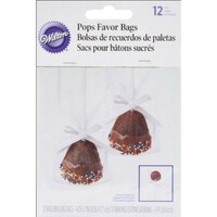 Picture of Wilton Pops Favor Bags, Pack Of 12, 4.25"X7"