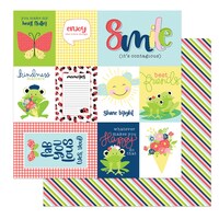 Picture of Photo Play Paper Fern & Willard Double Sided Cardstock, Smile, 12X12in