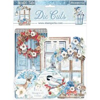 Picture of Stamperia Die Cuts, Winter Tales Quotes & Labels