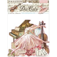 Picture of Stamperia Intl Die Cuts, Passion