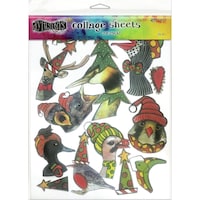 Picture of Dyan Reaveley'S Dylusions Collage Sheets, 8.5X11in, 15 Pack, Christmas