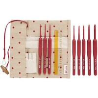 Picture of Tulip Etimo Red Crochet Hook Cushion Grip Set
