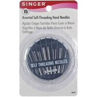 Picture of Singer Self-Threading Hand Needle Compact, Assorted, Pack Of 15