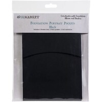 Picture of 49 And Market Foundations Portrait Pockets, Black