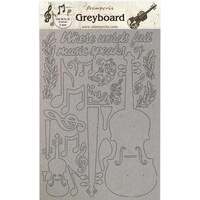 Picture of Stamperia Greyboard Cut Outs, Size A4, 2Mm Thick, Violin, Passion