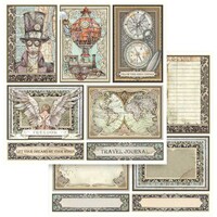 Picture of Stamperia Double Cardstock, 12X12in, Sided Sir Vagabond