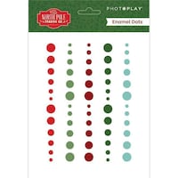 The North Pole Trading Co. Enamel Dots, 60 Pack