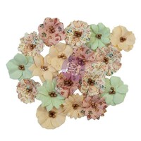 Picture of Prima Marketing Paper Flowers, Cozy Pink Autumn
