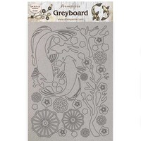 Picture of Stamperia Greyboard Cut Outs, Size A4, 2Mm Thick, Fish, Sir Vagabond In Japan