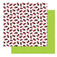 Picture of Photo Play Paper Fern & Willard Double Sided Cardstock, Ladybug, 12X12in
