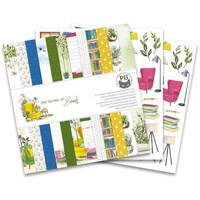 Picture of P13 Double Sided Paper Pad, 12X12in, Pack Of 12, Of The Garden